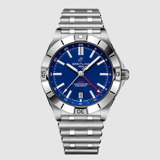 brt Chronomat GMT 40 NFL Buffalo Bills Edition