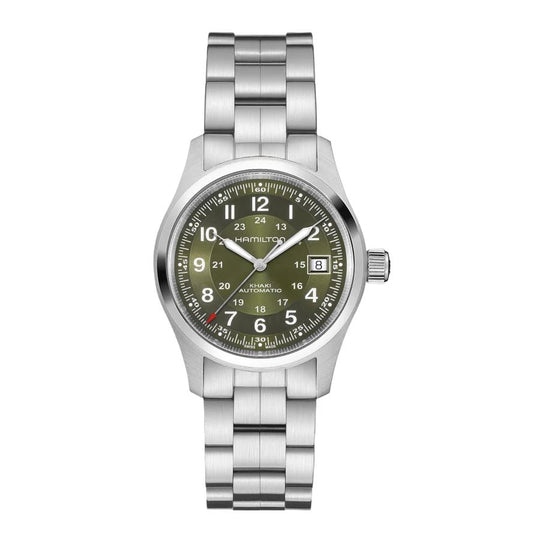 hmlt Khaki Field Auto 38mm