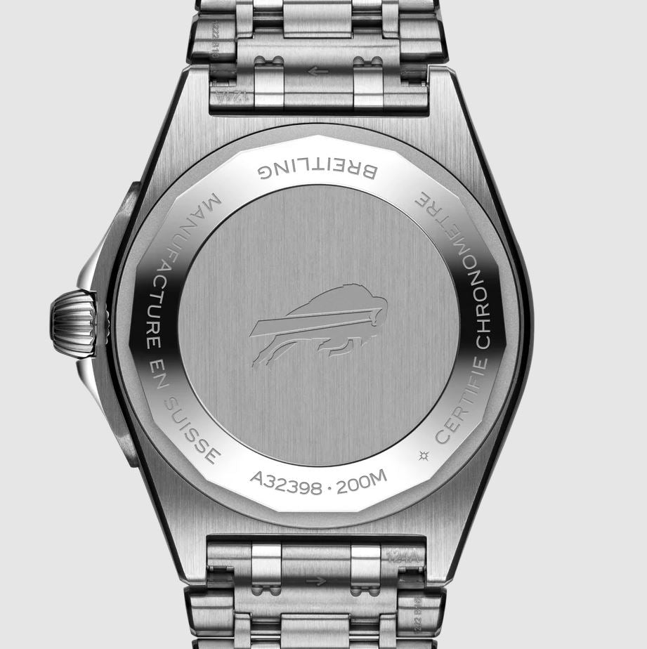 brt Chronomat GMT 40 NFL Buffalo Bills Edition