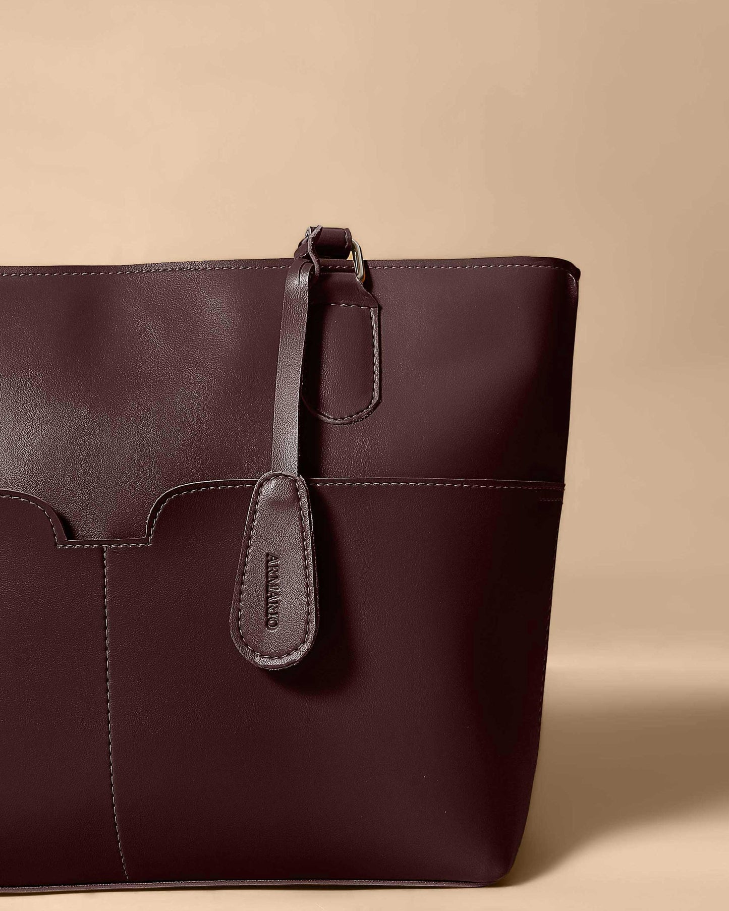 Da Vinci Tote Bag (Burgundy)