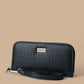 Women Wallet Clutch ( Black Crocodile)