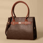 Vintage Crocodile Bag ( Chocolate Brown)